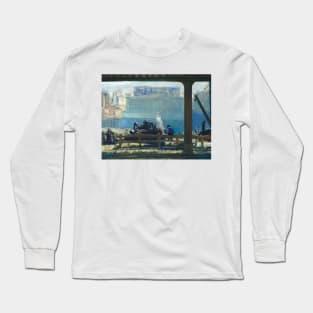 Blue Morning by George Bellows Long Sleeve T-Shirt